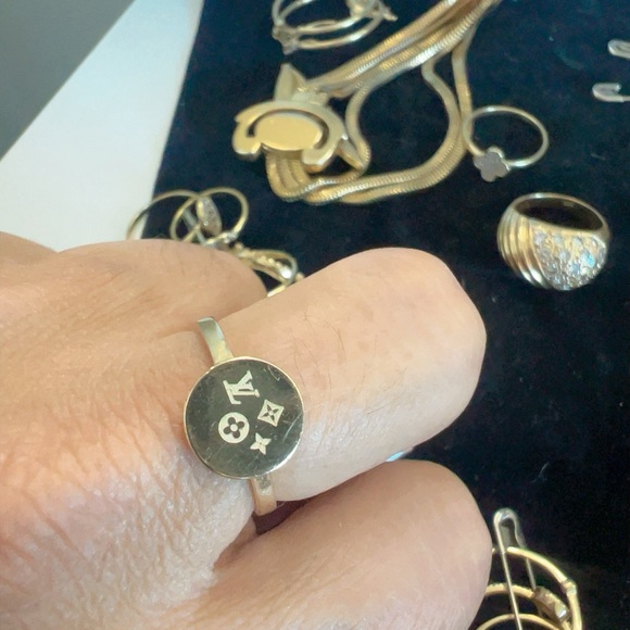 Louis Vuitton Gold and Silver Icon Ring - Picture 1 of 1